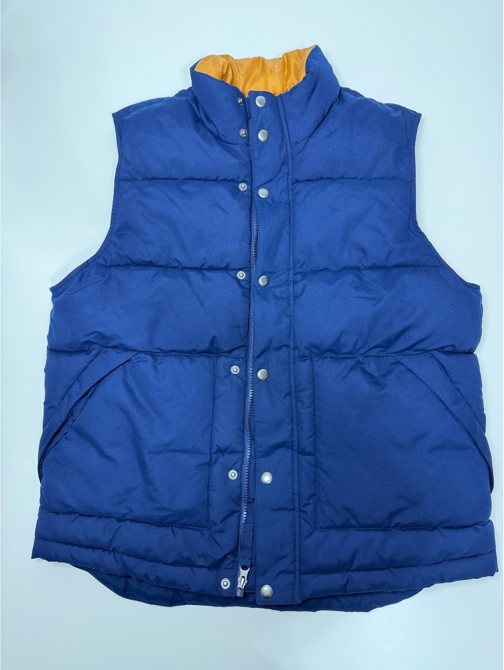 St. John's Bay Blue Puffer Vest size M